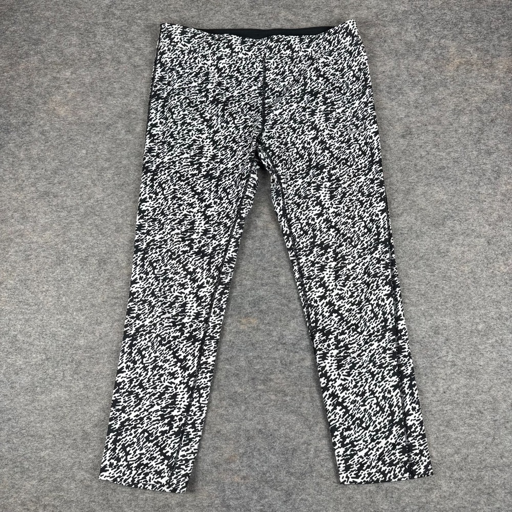 Nike Dri Fit Pronto Essential Crop Leggings Running Black Womens Large L